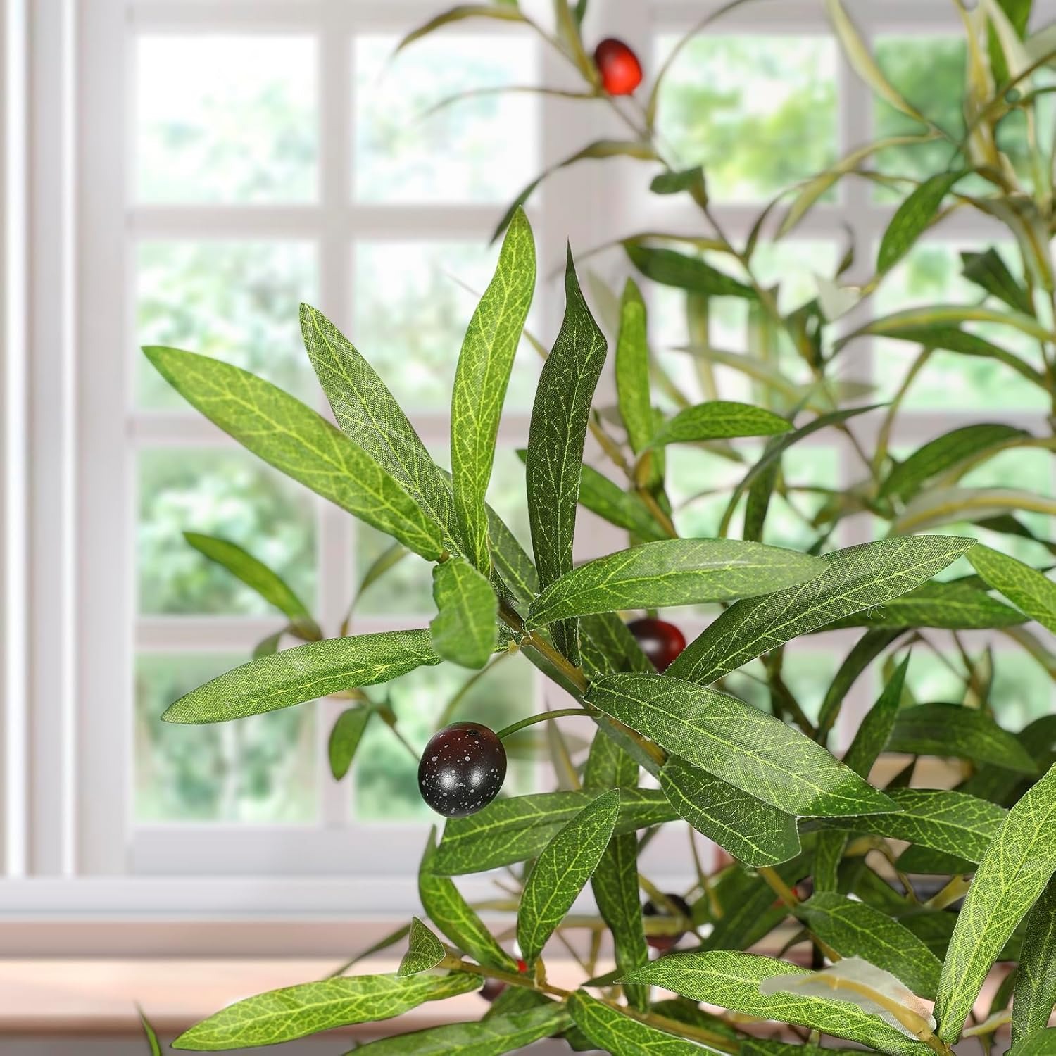 Artificial Olive Tree Leaves