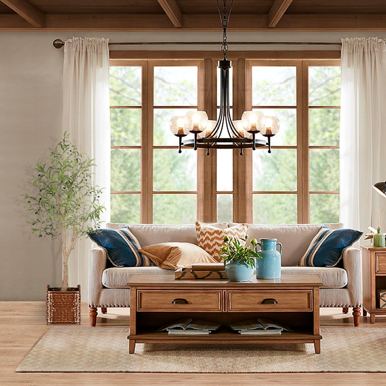 Artificial Olive Tree Interior Design